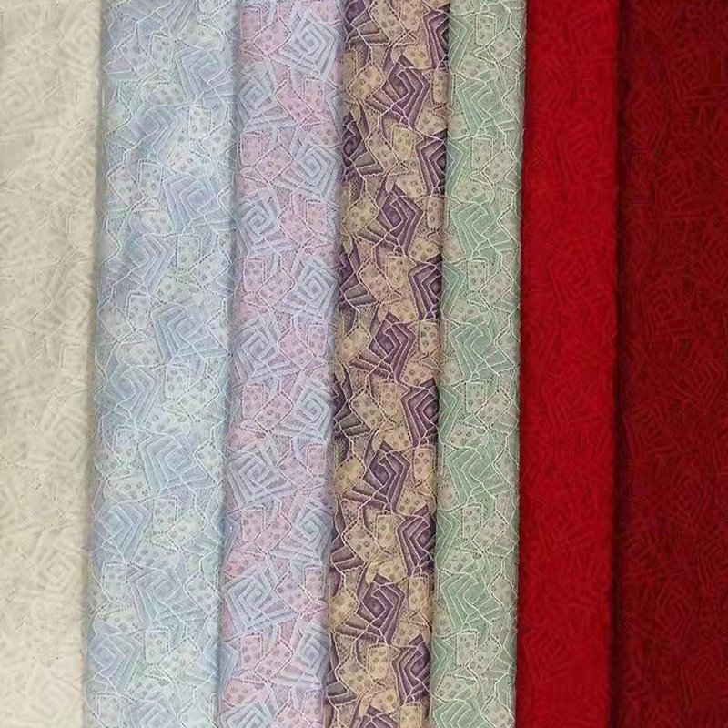 Lace Fabric Dress Nylon Warp Knit for Women's Wear Wholesale Supplier 7